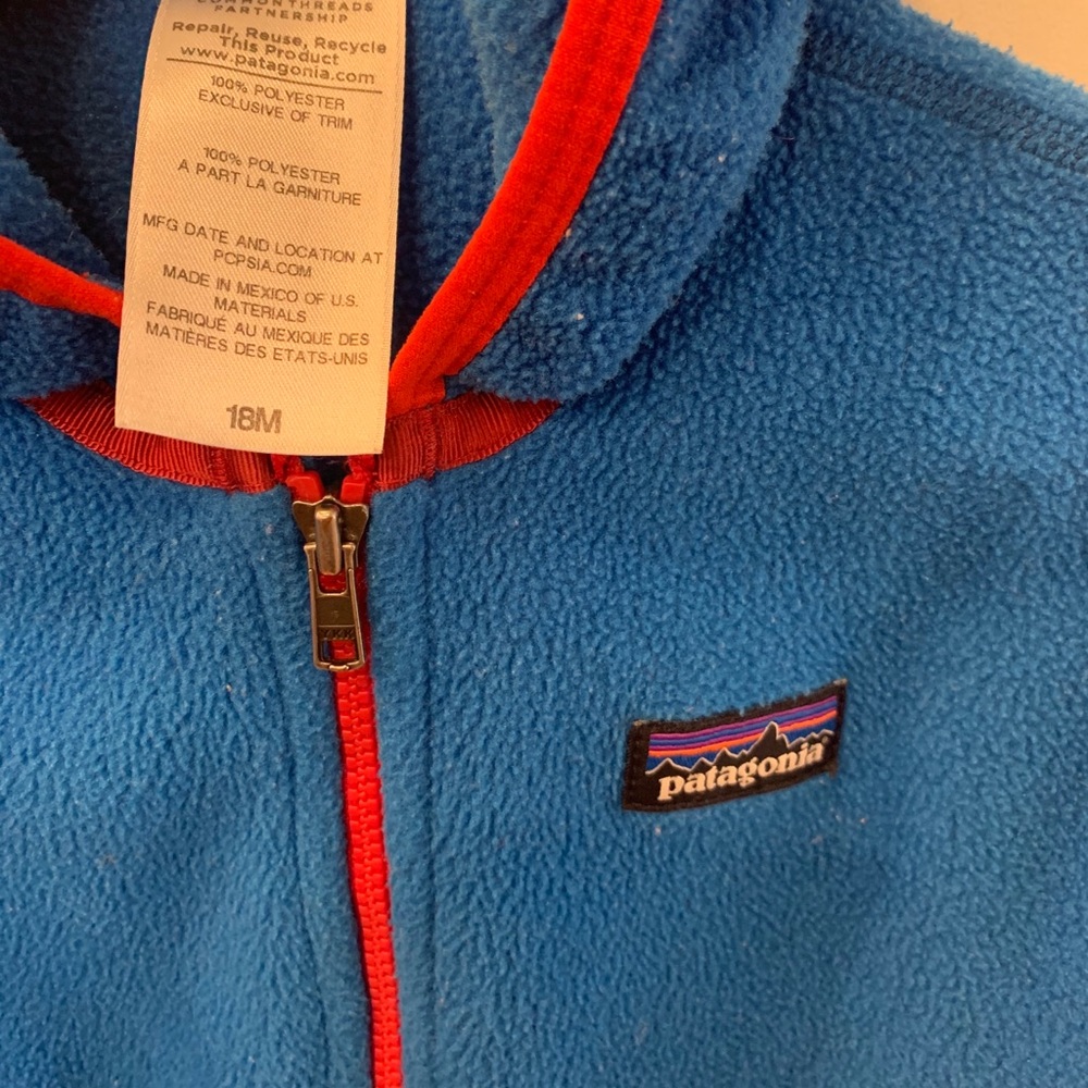 Patagonia fleece 18-24 months